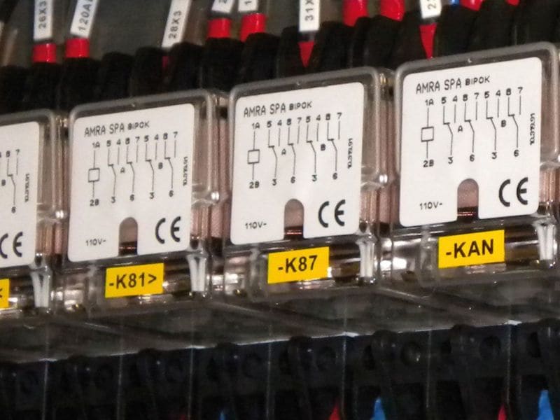 CEMBRE - 46415 MG-VYT Etikett Kartenformat PVC 6x15mm rot