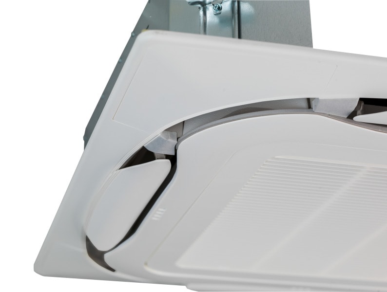 DAIKIN - Standard Zierblende Weiß (RAL9010 mit grauen Lamellen)