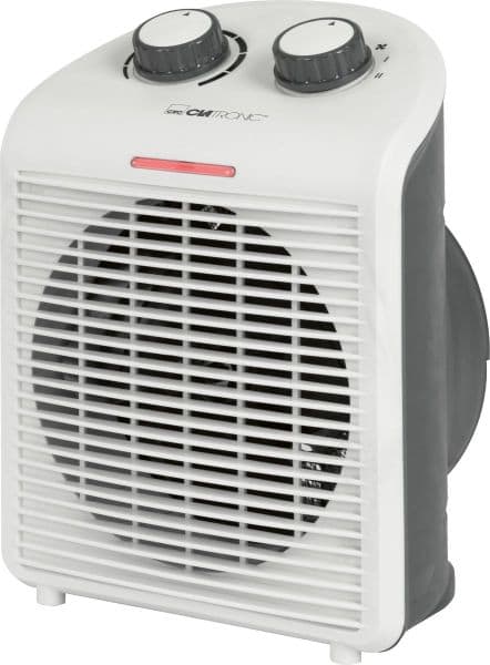CLATRONIC - Heizlüfter 1000/2000W 2St Thermost. Kaltst. Ü-Schutz weiß