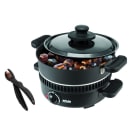 SILVA HOMELINE - Maroni Röster 600W Wendegusspl. 26cm Thermost. sw