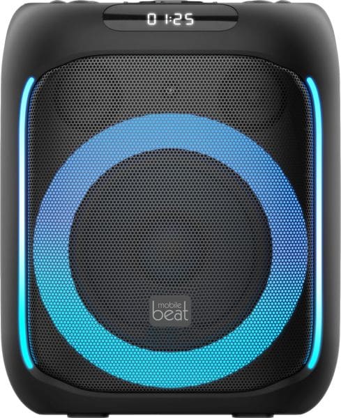 MOBILE BEAT - Party-Soundbox 300W BT5.0 MP3 USB AUX-In 2xMikro LED Licht sw