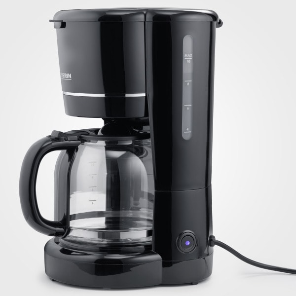 SEVERIN - Kaffeeautomat 10T 800W 1.25L Glaskanne Autoabsch. schwarz