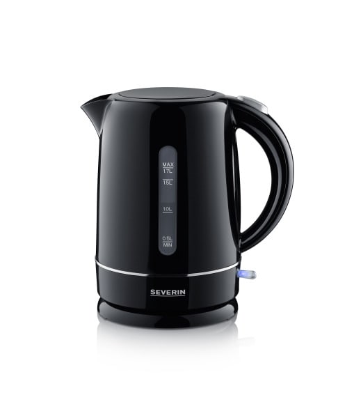 SEVERIN - Wasserkocher 2200W 1.7L kabellos schwarz