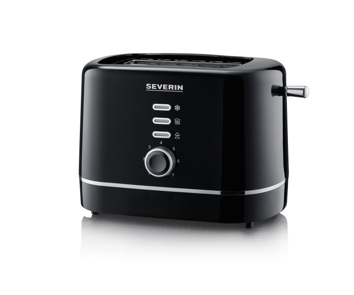 SEVERIN - Toaster 2Schlitz 850W 7St. Auftauen Aufwärmen schwarz