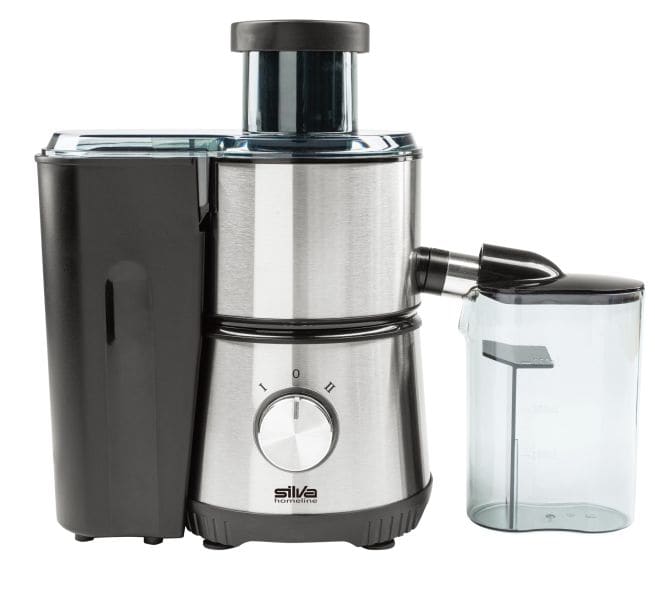 SILVA HOMELINE - Entsafter 400W 0.35L Saftbeh. 0.8L. Tresterbeh. 2St. inox-sw