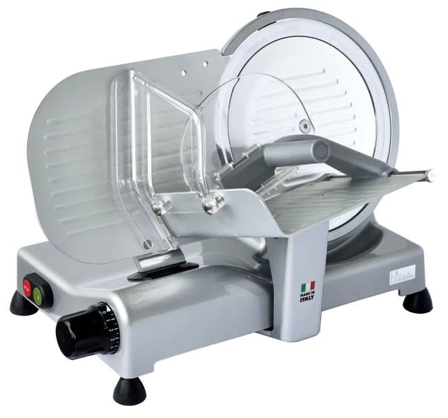 BKITCHEN - Allesschneider Metall 120W 22cm Hohlschliffmesser b.14mm si