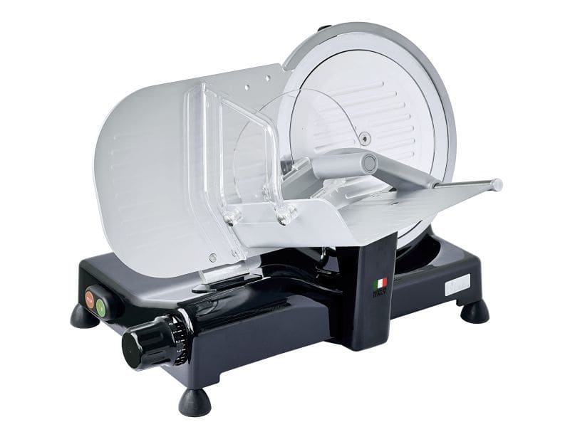 BKITCHEN - Allesschneider Metall 140W 25cm Hohlschliffmesser b.14mm sw