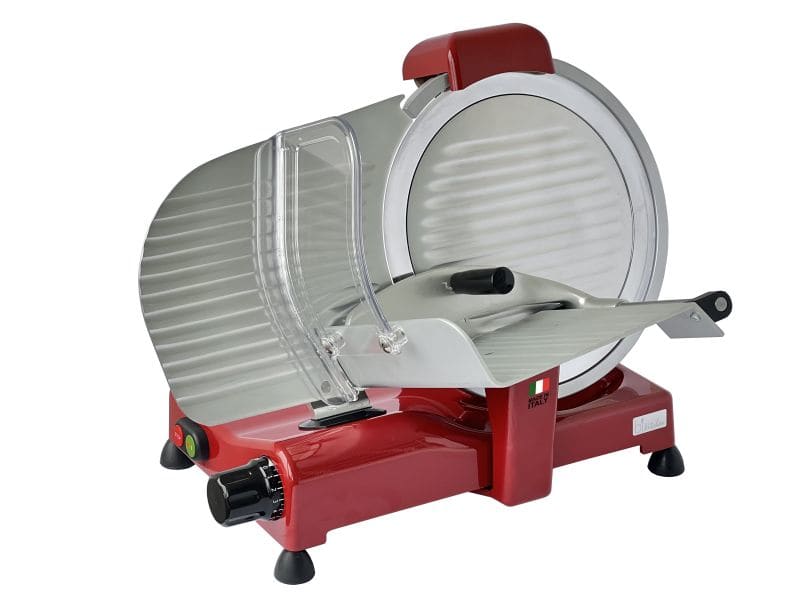 BKITCHEN - Allesschneider Metall 180W 30cm Hohlschliffmesser b.14mm rot