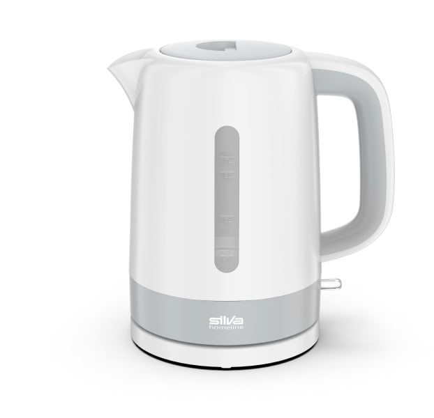 SILVA HOMELINE - Wasserkocher 2200W 1.7L weiß-grau