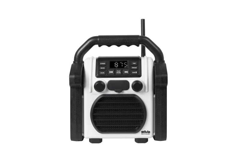 SILVA SCHNEIDER - Baustellenradio 100W BT FM PLL  IP55 USB-Ladefunkt. Akku gr