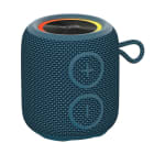 MOBILE BEAT - Bluetooth Lautsprecher 4W 4Ohm Akku b.12h IPX7 LED-Licht bl