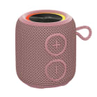 MOBILE BEAT - Bluetooth Lautsprecher 6W 4Ohm Akku b.12h IPX7 LED-Licht rose