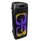 MOBILE BEAT - Soundbox BT5.0 MP3 USB AuxIn Akku/Netz LED-Licht FB sw