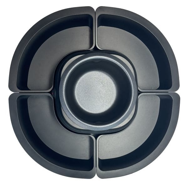 SILVA HOMELINE - Schoko-Fondue-Set elektr. 270W 4Gabeln sw