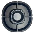 SILVA HOMELINE - Schoko-Fondue-Set elektr. 270W 4Gabeln sw