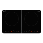 BKITCHEN - Doppelkochplatte Induktion 2000/1500W 12-22cm 10St. Timer sw