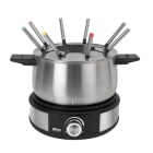 SILVA HOMELINE - Fondue 1500W 1.4L 8Gabeln Edst-Topf stufenl.Thermostat sw-ed
