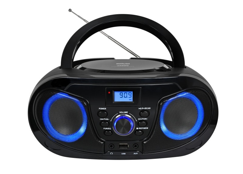 SILVA SCHNEIDER - Radio 40W UKW CD USB MP3 LCD-Disp. 20Senderspeicher sw