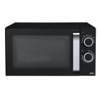 SILVA HOMELINE - Mikrowelle 700W 20L 6St. 30-Min-Timer Keramikboden-kein Drehteller sw