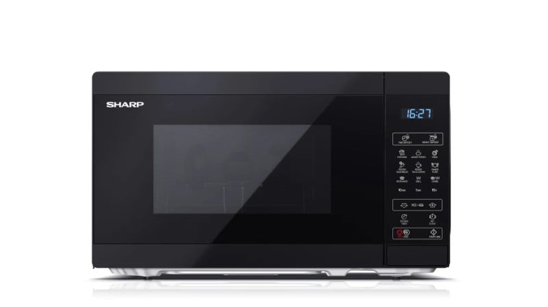 SHARP - Mikrowelle m.Grill 800/1000W 20L 11Stufen Timer sw