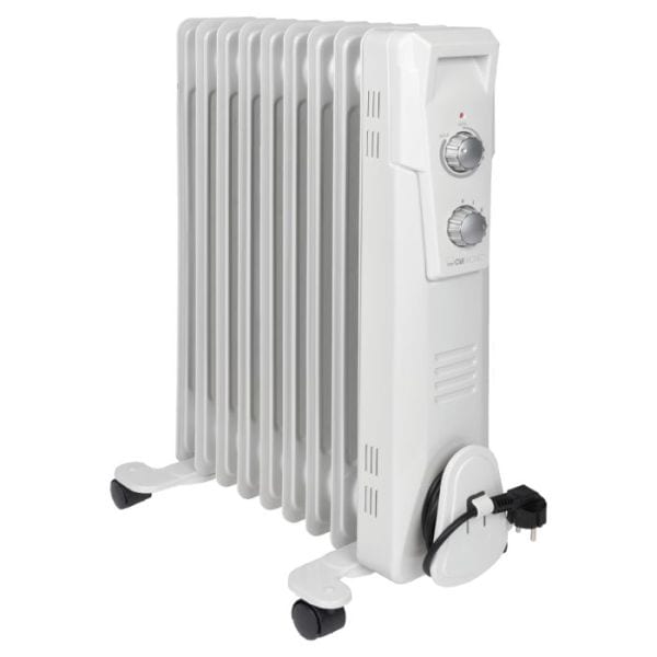 CLATRONIC - Ölradiator 800/1200/2000W 3St. 9Rippen Thermost. Kippsch. Ü-Schutz ws
