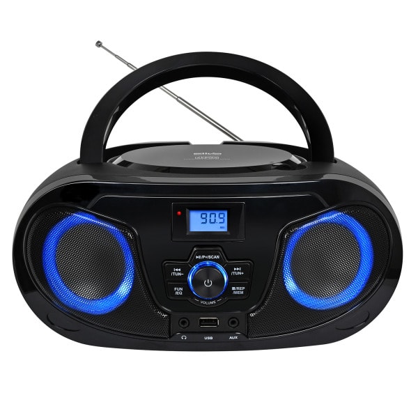 SILVA SCHNEIDER - Radio 40W UKW CD USB MP3 BT LCD-Disp. 20Senderspeicher sw