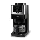 SILVA HOMELINE - Kaffeeautomat mit Mahlwerk, Glaskanne, 730 Watt, 4 Tassen