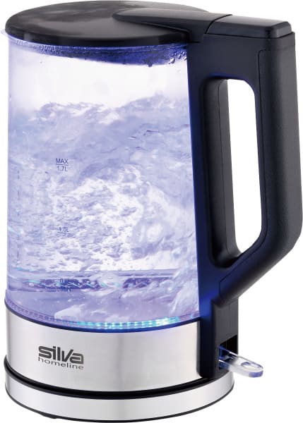 SILVA HOMELINE - Wasserkocher Glas 1.7L 2200W inox
