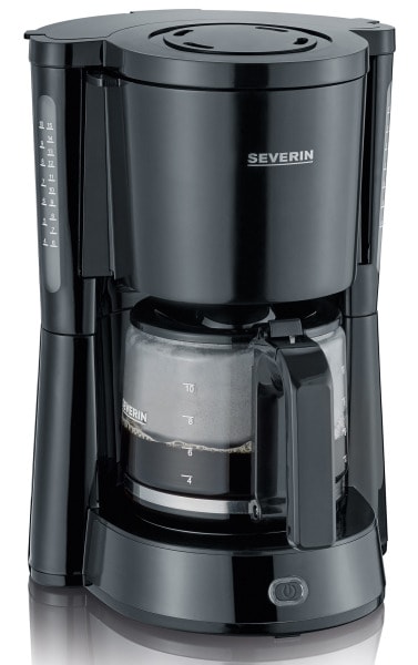 SEVERIN - Kaffeeautomat 10T 1000W 1.25L Glaskanne sw