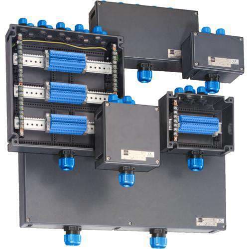 STAHL - Klemmenkasten Ex i 1x2-Leiter 2,5 blau