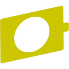 STAHL - Schild 8602/3 50x70 gelb