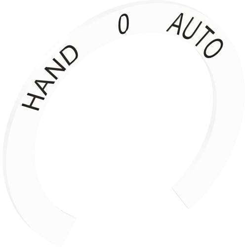 STAHL - Schild 8602/3 Ø30,8 Hand 0 Auto