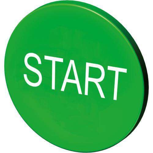 STAHL - Tastenschild 8602/3 grün START