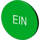 STAHL - Tastenschild 8602/3 grün EIN