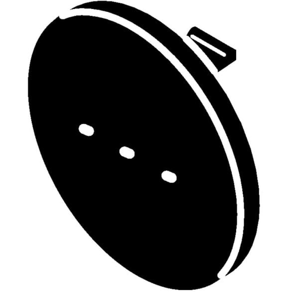 STAHL - Tastenschild 8602/3 schwarz Schnell