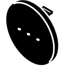 STAHL - Tastenschild 8602/3 schwarz Schnell