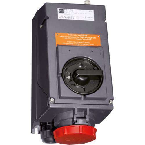 STAHL - Reparatursteckdose 63 A rot 6h