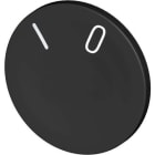 STAHL - Tastenschild 8602 schwarz I/0