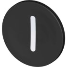 STAHL - Tastenschild 8602 schwarz Ein I
