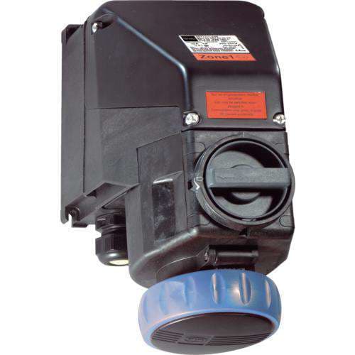 STAHL - Schaltersteckdose 32 A blau 9h