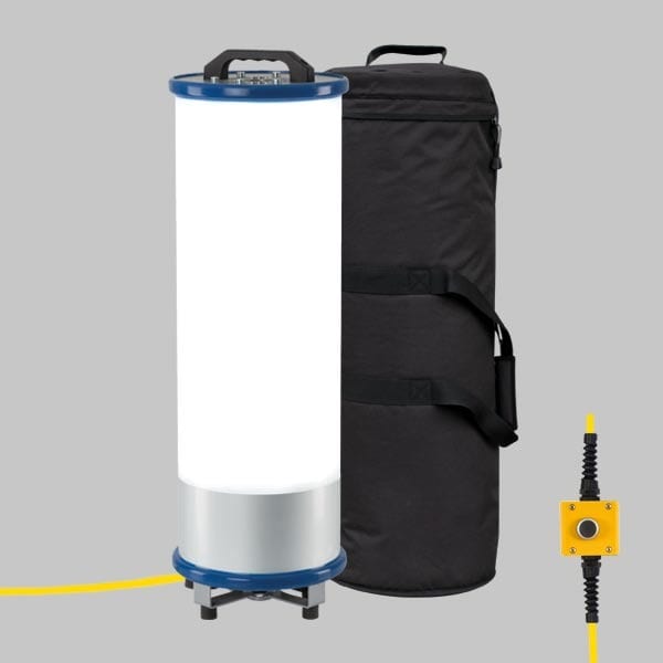 SONLUX - POWERTUBE II L ProLine,230V,IP65,SKL II,7,5m Zuleit. H07BQ-F,dimmbar,satiniertes Schutzrohr,inkl. Transporttasche