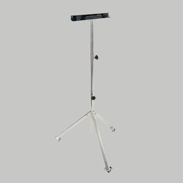 SONLUX - Stativ Standard,verzinkt,ausschiebbar bis 2.60 m,mit Rollen,inkl. 1-fach Halteschiene für GLADIATOR SL I und SL II