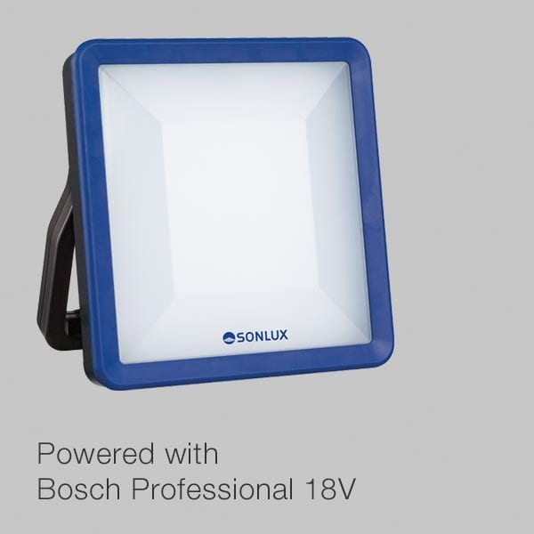 SONLUX - GLADIATOR SL I für BOSCH Akku B18V, IP20, 5-stufig dimmbar