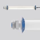SONLUX - Schutzrohrleuchte Basic, 230V, IP67, SKL I, LED-Panel, 5m Zuleitung inkl. Netzstecker mit Bajonett-Verschluss,