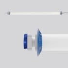 SONLUX - Schutzrohrleuchte Basic, 230V, IP54, SKL I, 5m Zuleitung inkl. Netzstecker, 1 Steckdose, 4.000K