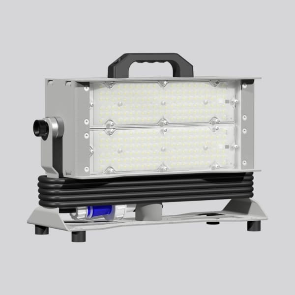 SONLUX - THORIX II Flex, 2 LED-Module, Abstrahlwinkel 30°, 230V, IP66, incl. Stativanbindung und 10m ZL H07RN-F incl. Stecker IP68