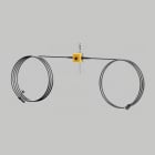 SONLUX - 5m Anschlußleitung für SRL Chain, bestehend aus 2m Zuleitung, 3m Ableitung, 230VAC, mit Schalterbox, Stecker E+F