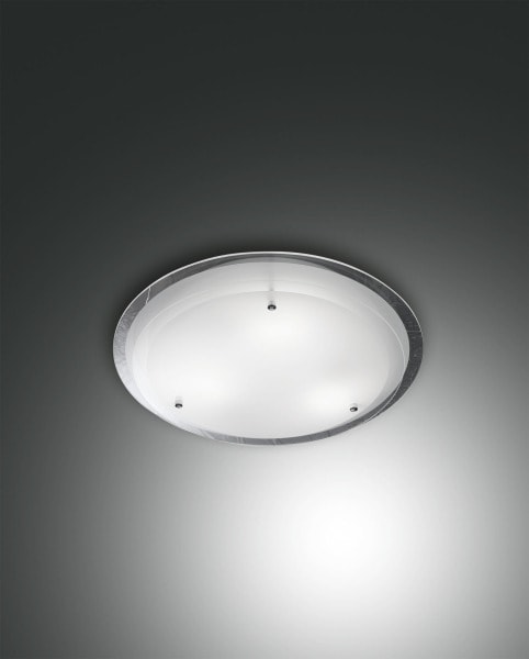 FABAS LUCE - E27,Deckenleuchte,1X60W, 2fach schön geschliffenen Gläsern