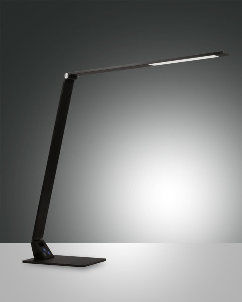 FABAS LUCE - Schreibtischleuchte Metall schwarz, variabel verstellbar