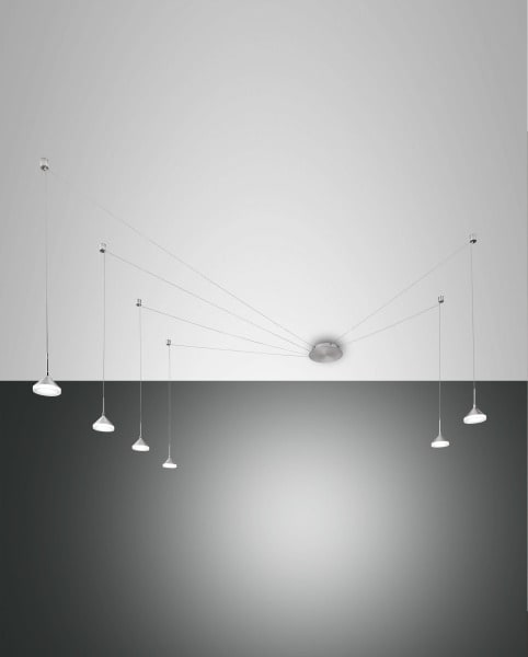 FABAS LUCE - Pendelleuchte, LED, 6x8W